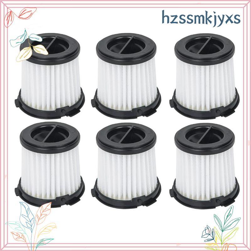 6PCS HEPA Filter สําหรับ WX030 / WX035 เครื่องดูดฝุ่นเปลี่ยนล้างทําความสะอาดได้กรองอะไหล่ hzsmkjyxs.