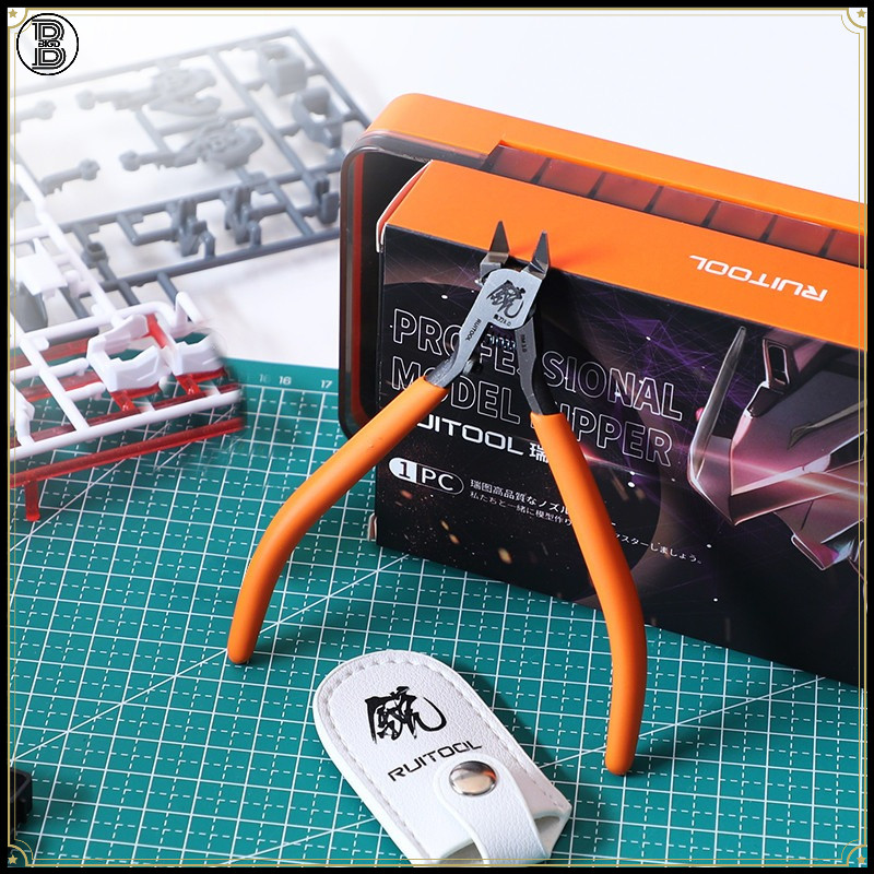 RUITOOL Ares Model Pliers คีมปากน้ําขอบเดี่ยว Anti-Slip Grip คีมตัดสําหรับรุ่นทํา