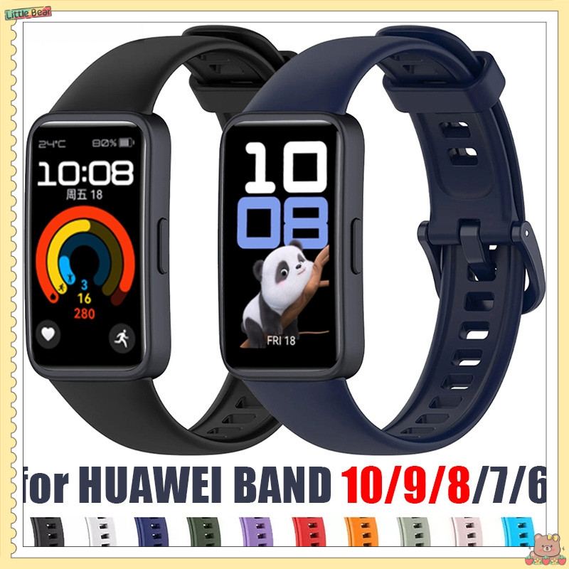 สายซิลิโคนสปอร์ต ใช้ได้กับ Huawei Band 6 7 8 9 10 & Honor Band 6