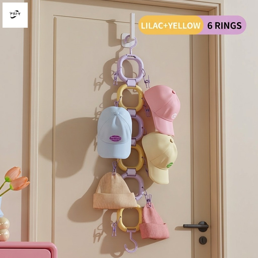 Peaked Cap Storage Rack - ที่จัดระเบียบแบบแขวนอเนกประสงค์สําหรับตู้เสื้อผ้า