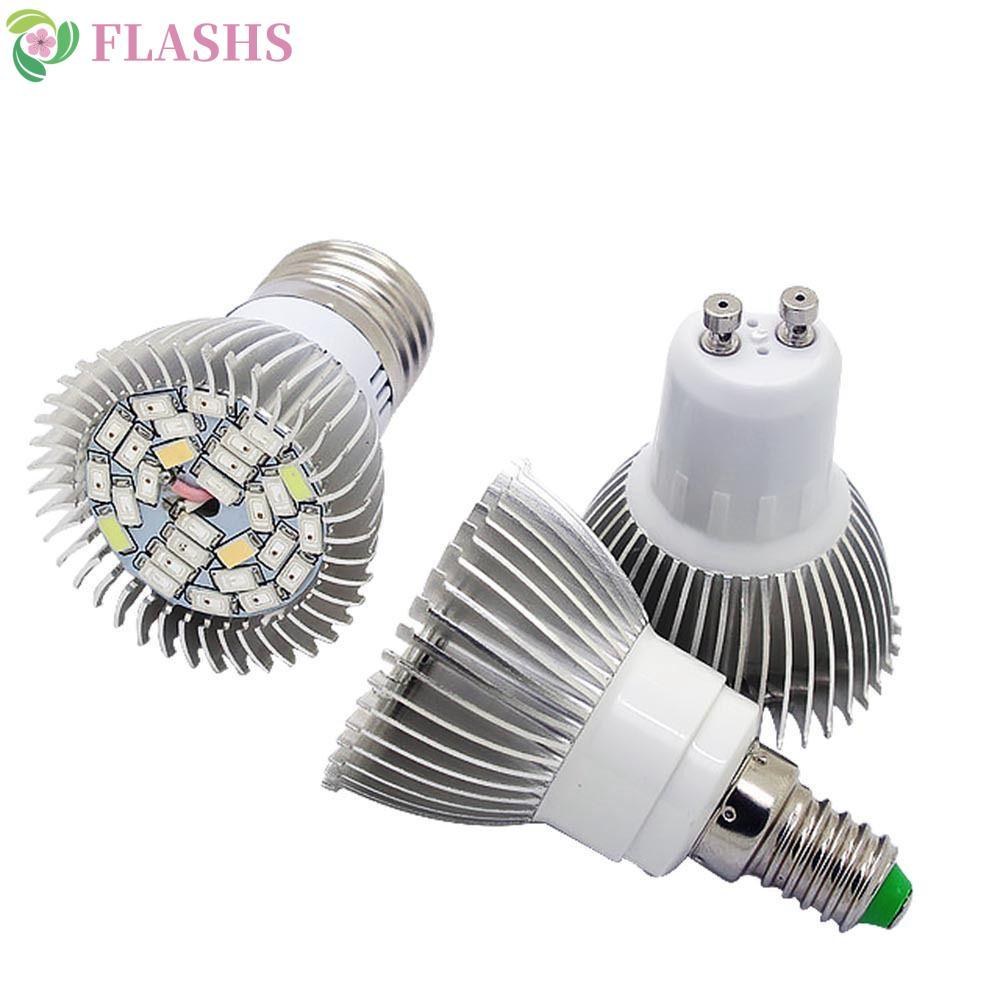 FLASHSYN โคมไฟ GU10 E14 E27 UV IR Grow โคมไฟสําหรับพืชเรือนกระจกในร่มหลอดไฟสเปกตรัมเต็ม
