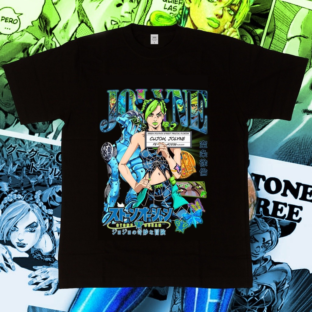 Animood - เสื้อยืด Jolyne Cujoh Jojo Bizzare Adventure Stone Ocean Homage Series