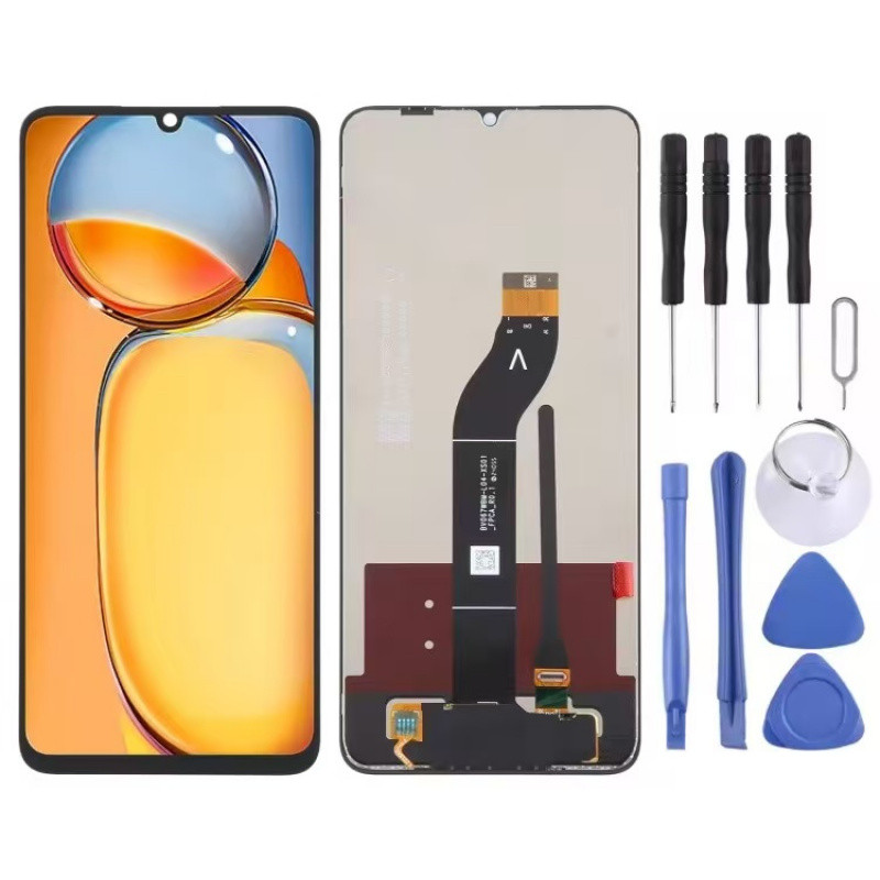6.74 "IPS LCD Touch Screen Full Assembly ใหม่สําหรับ Redmi Poco C65 2310FPCA4G + ฟรีเครื่องมือถอดชิ้