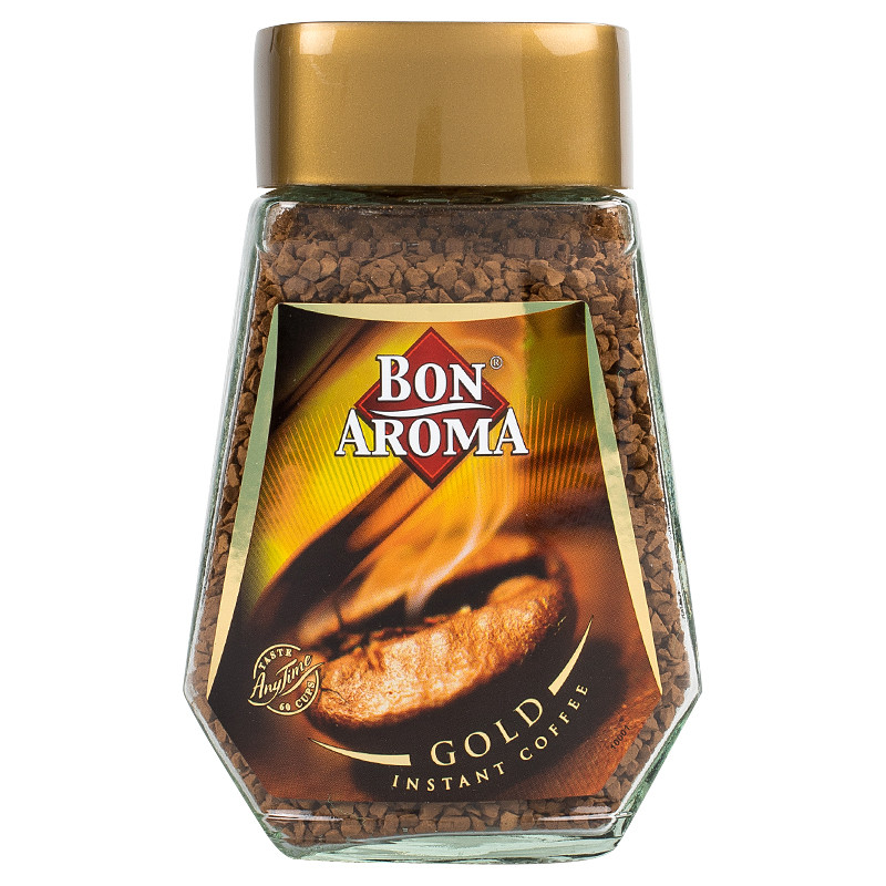 บอนอโรมาโกลด์กาแฟสำเร็จรูปชนิดฟรีซดราย 100กรัม Bon Aroma Gold Freeze Dried Coffee 100g. [หมายเลขบาร์โค้ด 5904277114444 ]