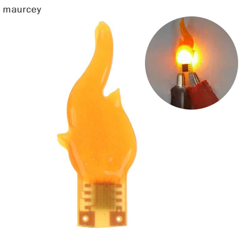 MAU 3v Led Cob แฟลชเทียนยืดหยุ่น Filament 2200K ไดโอดตกแต่งหลอดไฟอุปกรณ์เสริม Diy เทียนอะไหล่ CEY
