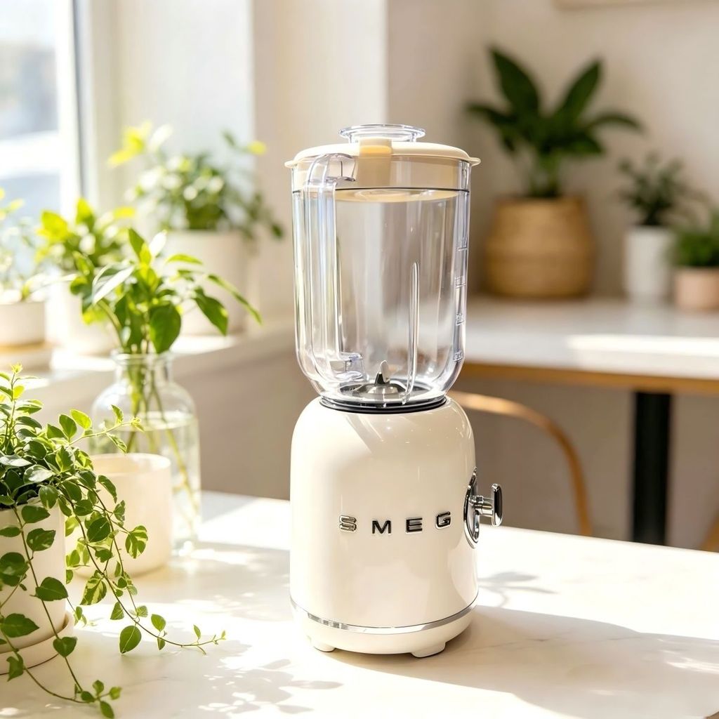 👍TOPCook-SMEG เครื่องปั่นน้ำผลไม้พกพาอเนกประสงค์สไตล์เรโทร เครื่องปั่นความเร็วสูง