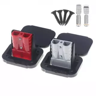 [PE] 1 ชุด 600V Qui Plug ขั้วต่อสายไฟแบตเตอรี่รถยนต์ 50A ชุดขั้วต่อชาร์จแบตเตอรี่รถยกขั้วต่อสายไฟ TH