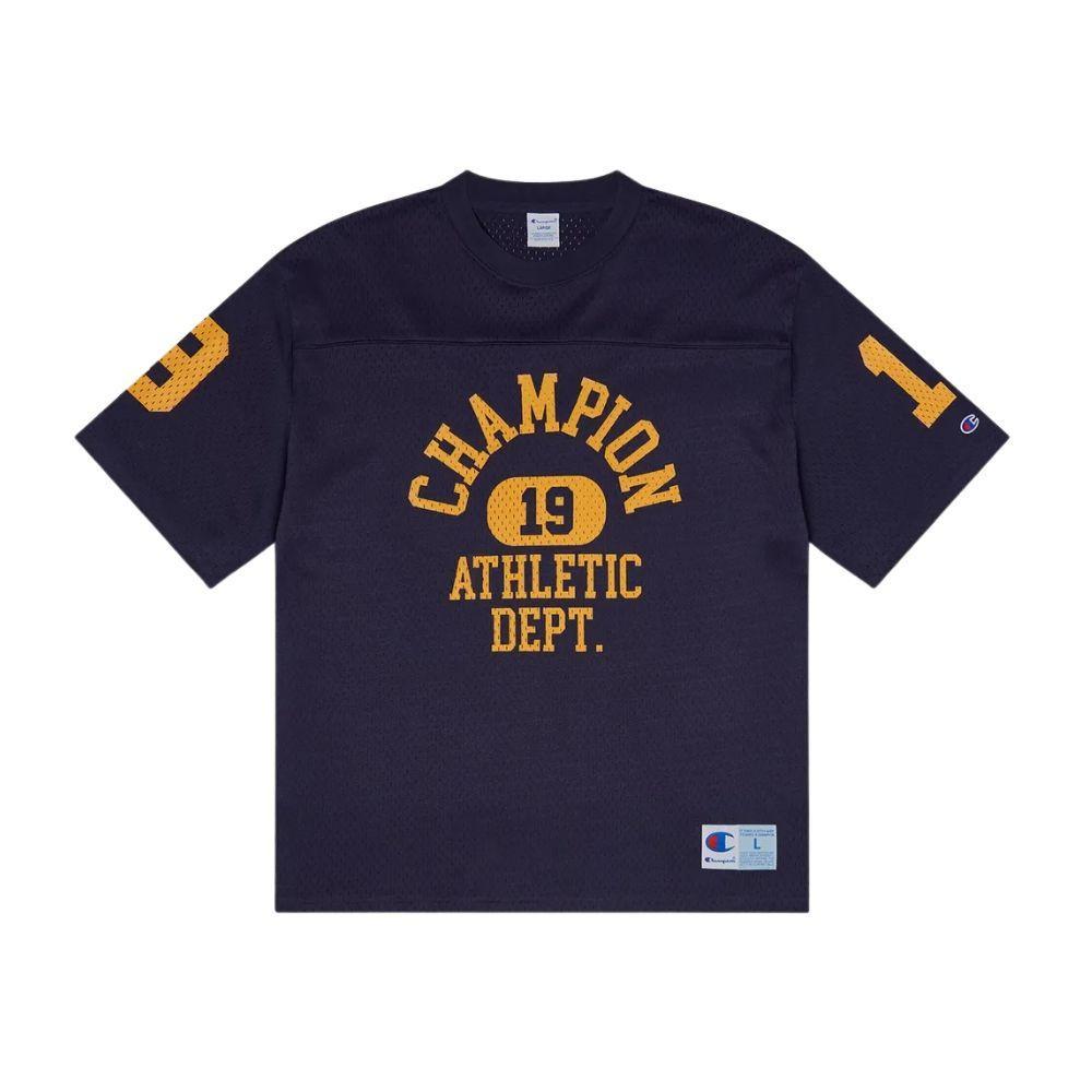 CHAMPION Football Jersey 2 (College) เสื้อยืดทีเชิ๊ตสำหรับผู้ชายและผู้หญิง