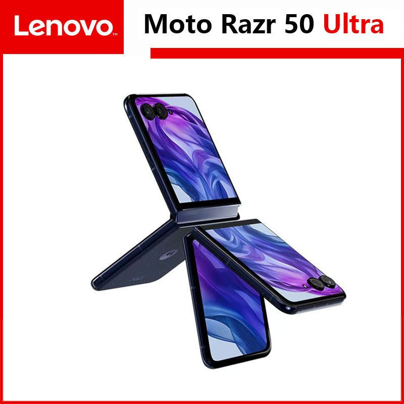 Global version Moto Razr 50 Ultra 5G สมาร์ทโฟน / โทรศัพท์พลิก / Snapdragon 8s Gen 3/ openline / โทรศ