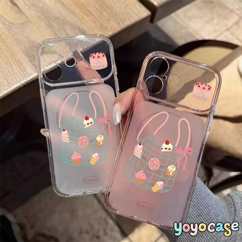 เคสไอโฟนบางเบาลายเค้กขนมหวาน สำหรับ iPhone 16 Plus 17 Air 17 Pro Max 15 Pro 11 14 13 12 17 slimbigwi