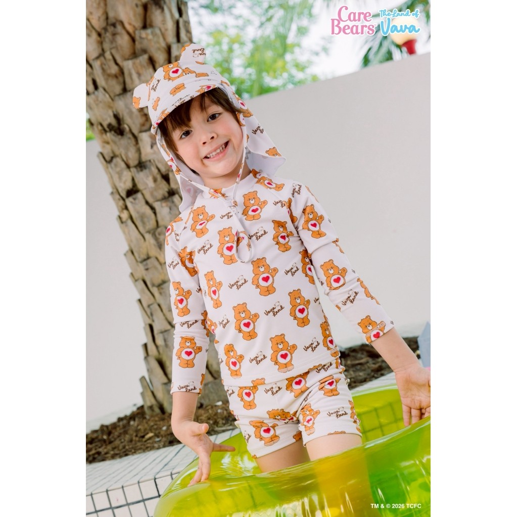 Thelandofvava 🐻 ชุดว่ายน้ำเด็ก LOOK12 VNYW0038 🐻 VAVA x Care Bears 3 ลิขสิทธิ์แท้จาก vava