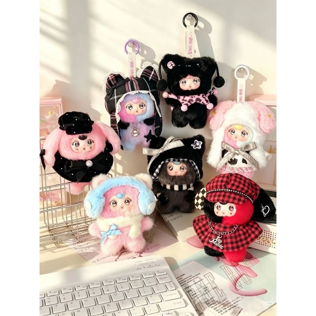⭐️ใช้โค๊ดลด⭐️ พร้อมส่ง 🇹🇭 Yumi Beastie พวงกุญแจ ใส่หมวกสีรุ้ง แบบสุ่ม ยก box 6 จุ่ม