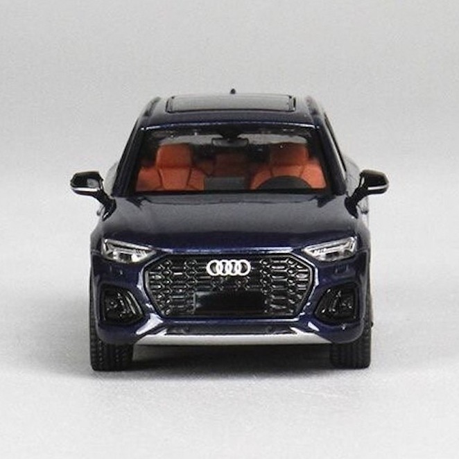 Mytopstore JKM 1:64 Blue Q5L City SUV กีฬารุ่นDiecastโลหะจอแสดงผลรถใหม่