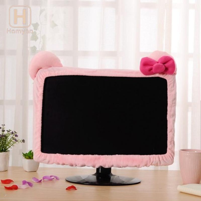 Tianyuaneee Cute Dust-proofputer รอบโน้ตบุ๊ค Monitor ฝาครอบตกแต่งฝาครอบป้องกัน Well