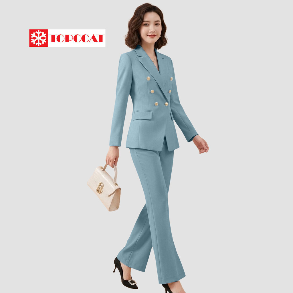 สูททำงานเข้ารูป (Lady Boss) ใช้ได้หลายโอกาส ซับในทั้งตัว ตะเข็บเรียบร้อย ระบายอากาศดี