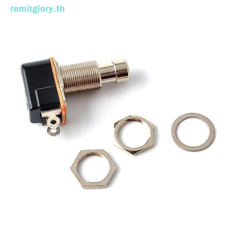 Remitglory Momentary SPST Soft Touch Push Button Stomp Foot Pedal Switch กีตาร์ไฟฟ้า OFF-Momentary ON TH