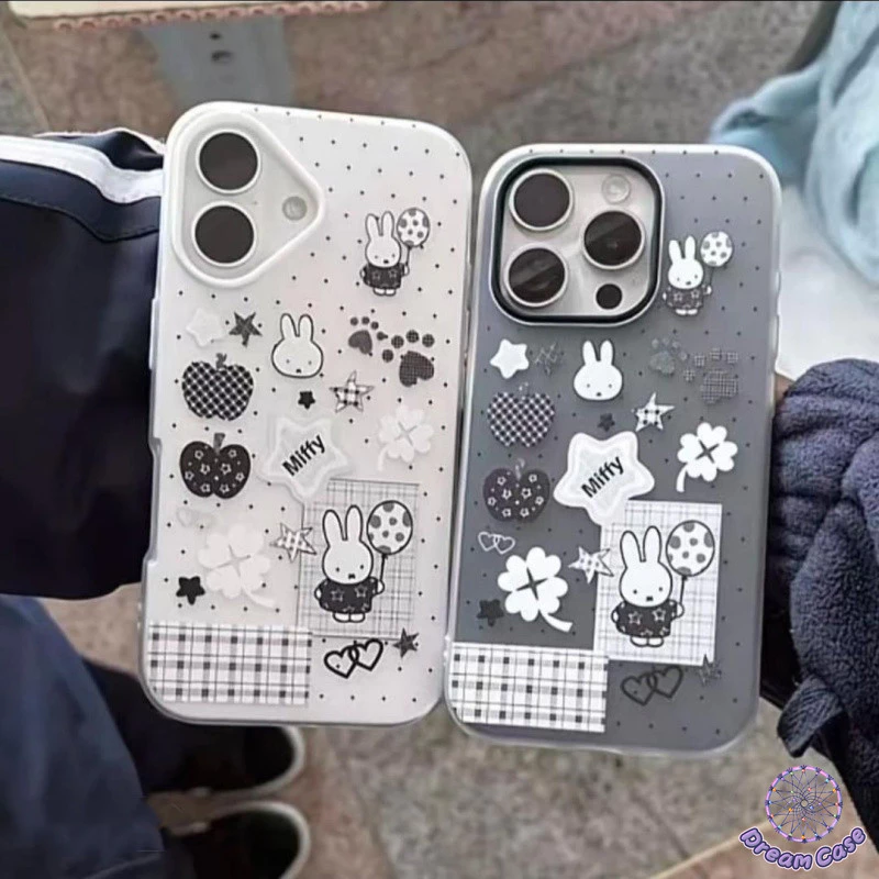 เคส2in1 Miffyสติกเกอร์ป้องกันฮิต Realme 15 14 X C63 C53 C55 C85 C71 C75 C61 C25 C67 5 C20 C35 C73 C63 C11 NOTE 70 50 60X