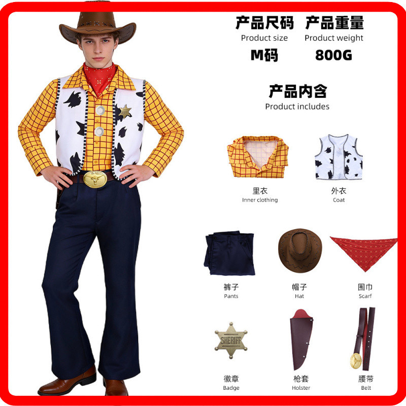 Buzz Lightyear Jessie คอสเพลย์ Bo Peep ฮาโลวีนอะนิเมะเวที Toy Story Woody คอสเพลย์เครื่องแต่งกาย