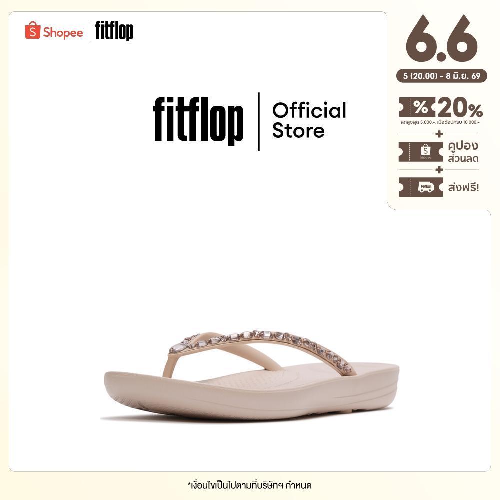 FITFLOP iQUSHION MULTI-CRYSTAL F/F รองเท้าแตะผู้หญิง รุ่น JC8-D46 สี PINK
