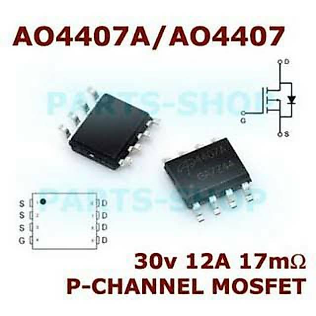 MOSFET AO4407 AO4407A SOP8 P-Channel MOSFET IC
