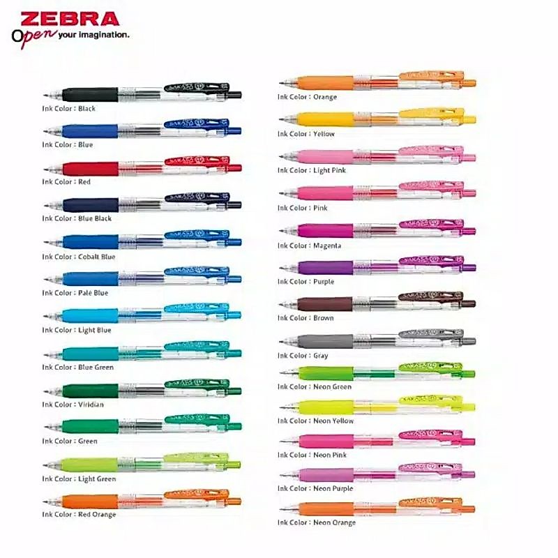 Zebra Sarasa Clip 0.5 / Sarasa Clip ปากกาเจล Zebra 0.5