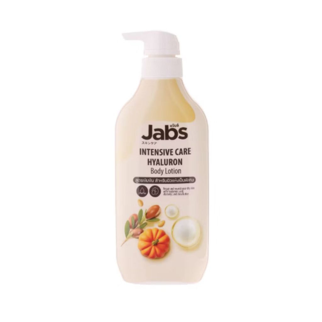 แจ๊บส์ บอดี้โลชั่นอินเทนซีฟแคร์ไฮยาลูรอน Jabs Intensive Care Hyaluron 450ml.