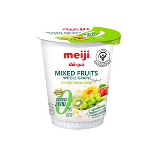 เมจิ โยเกิร์ตดับเบิ้ลซีโร่มิกซ์ฟรุ๊ต Meiji Yoghurt Mixed Fruits 135g.
