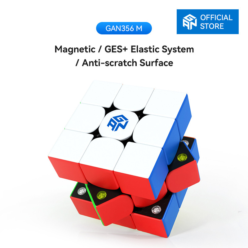 GAN 356 M 3x3 ความเร็วแม่เหล็ก Cube GAN356ME Magic Cube เด็กปริศนาการแข่งขันมืออาชีพของเล่น
