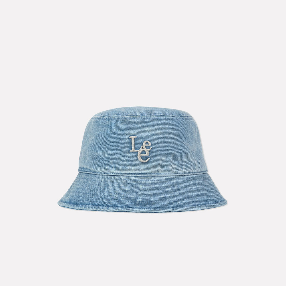LEE หมวกบักเก็ตผู้หญิง คอลเลคชั่น Lee Pink รุ่น LE F324UHATN48 สียีนส์อ่อน