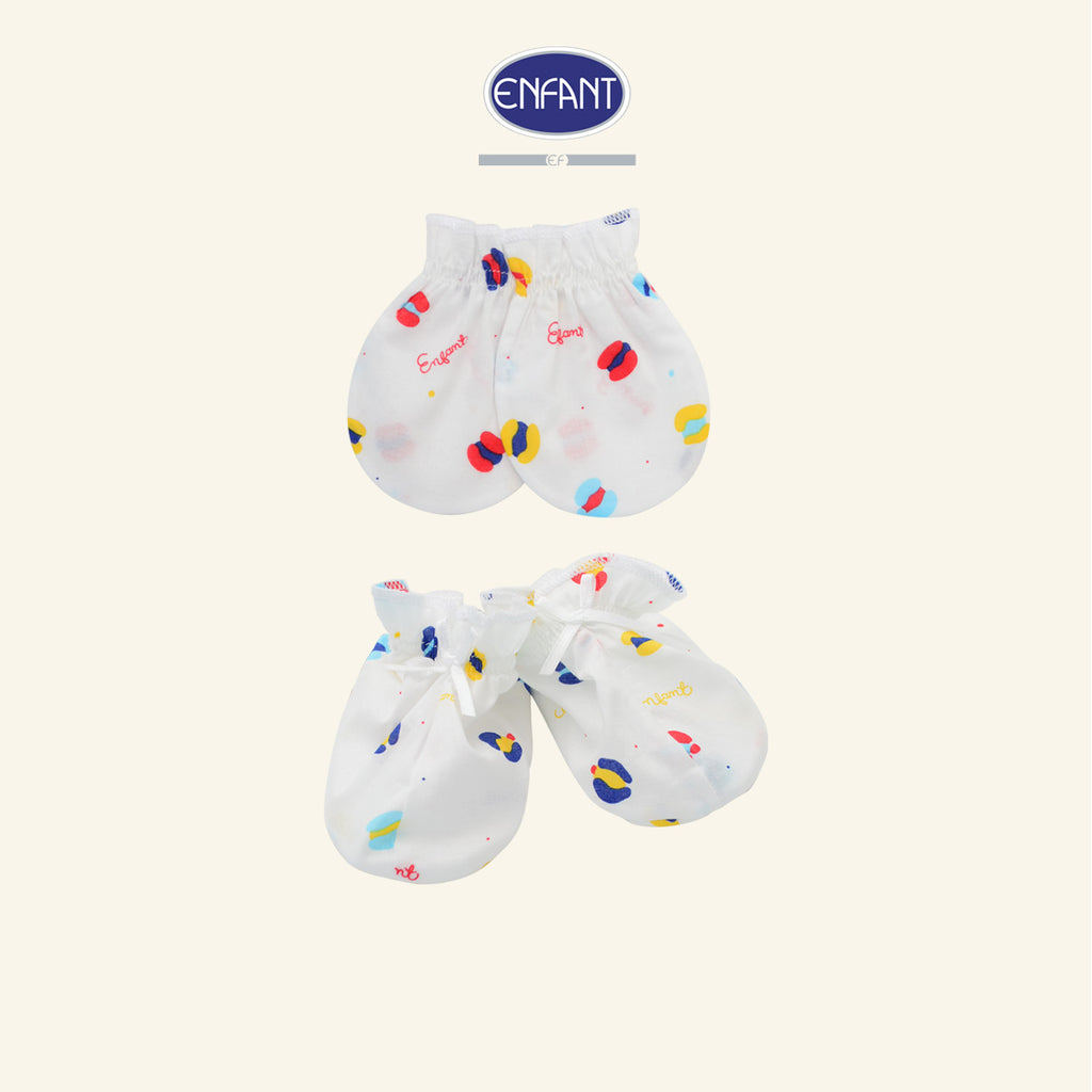 ENFANT ถุงมือ & ถุงเท้า (ขายแยกชิ้น) สำหรับแรกเกิด ED9DP0,ED9DP1