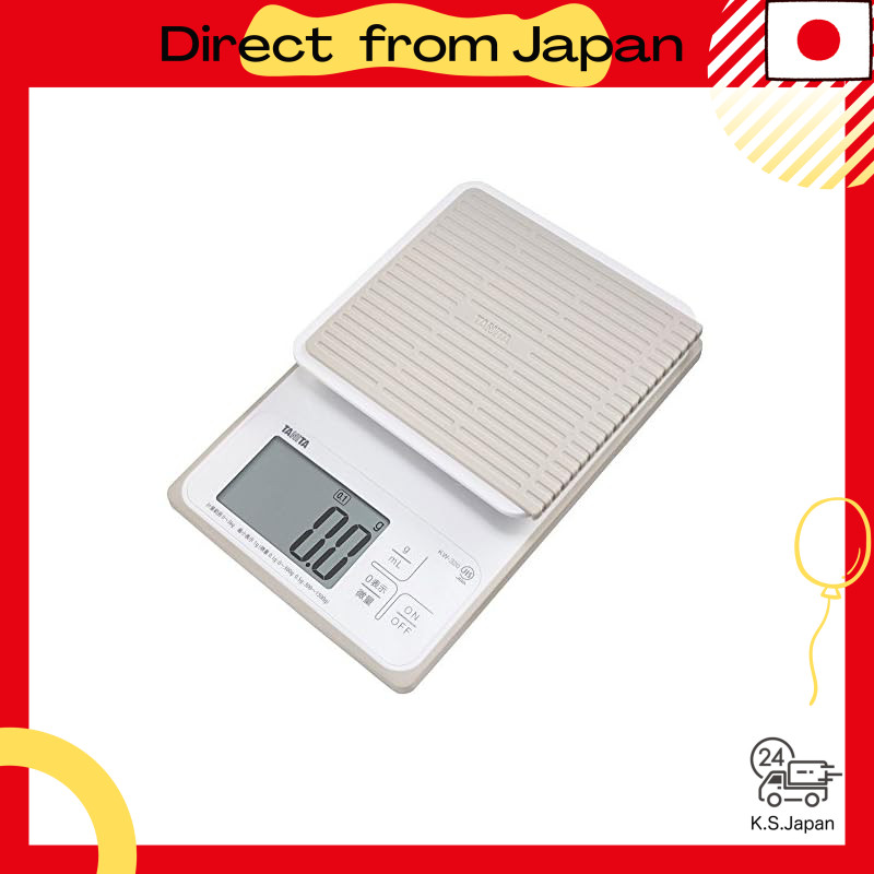 Tanita Cooking Scale Kitchen Scale Waterproof Digital 3kg 0.1g KW-320 WH Washable Kitchen Scale