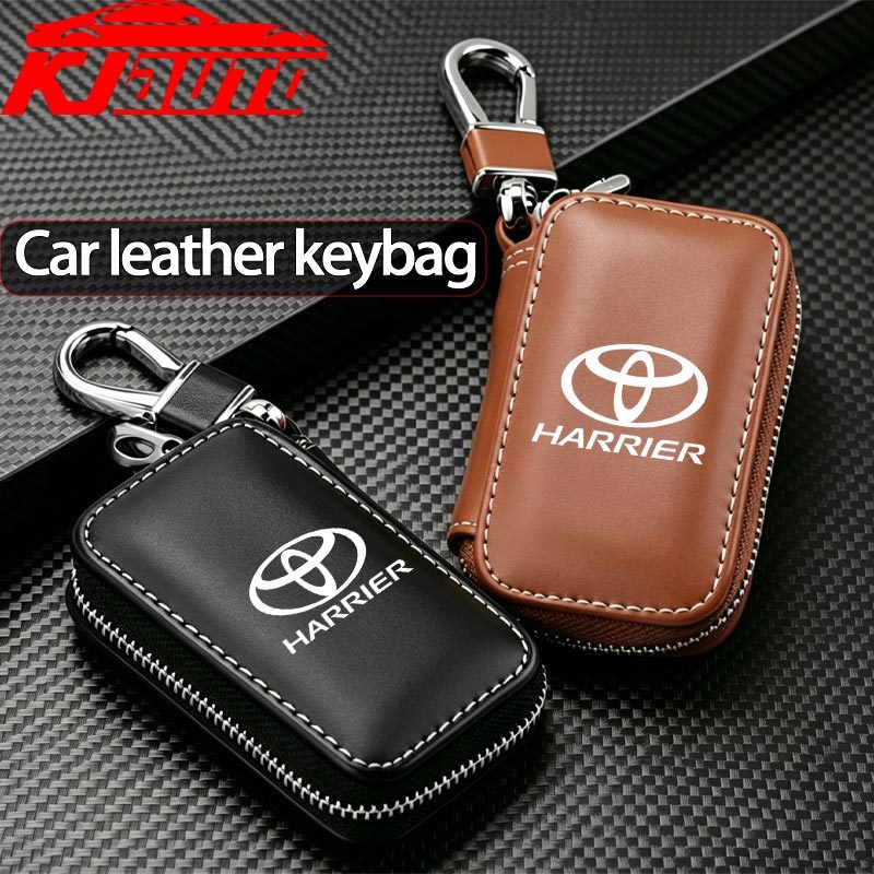 Toyota Harrier หนังกุญแจรถป้องกัน Auto Key Fob พร้อมพวงกุญแจสําหรับ Harrier XU30 XU60 XU80 2020-2026
