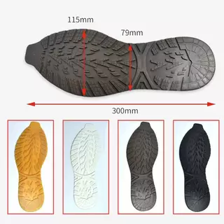 [HSSL] 1 คู่รองเท้าผ้าใบกันลื่น Outsole Cuttable ยาง Sole Stiers เปลี่ยนซ่อม Outsole รองเท้าผ้าใบสวมใส่รองเท้าแผ่นซ่อม MCL7717