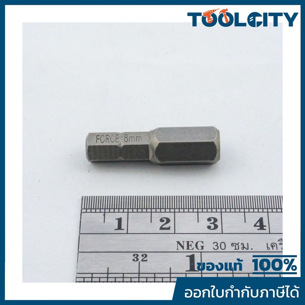 1243008 ดอกไขควง1/4"หัวหกเหลี่ยม เบอร์ 8 รูปที่ 3