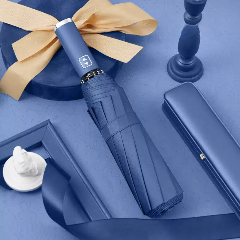 ZB1 HOME ร่มกันฝน UV อัตโนมัติ ขนาดใหญ่พิเศษ พับได้ ร่มอัตโนมัติ สีพื้น กันฝนกันแดดกันUV พกพาสะดวก น้ำหนักเบา