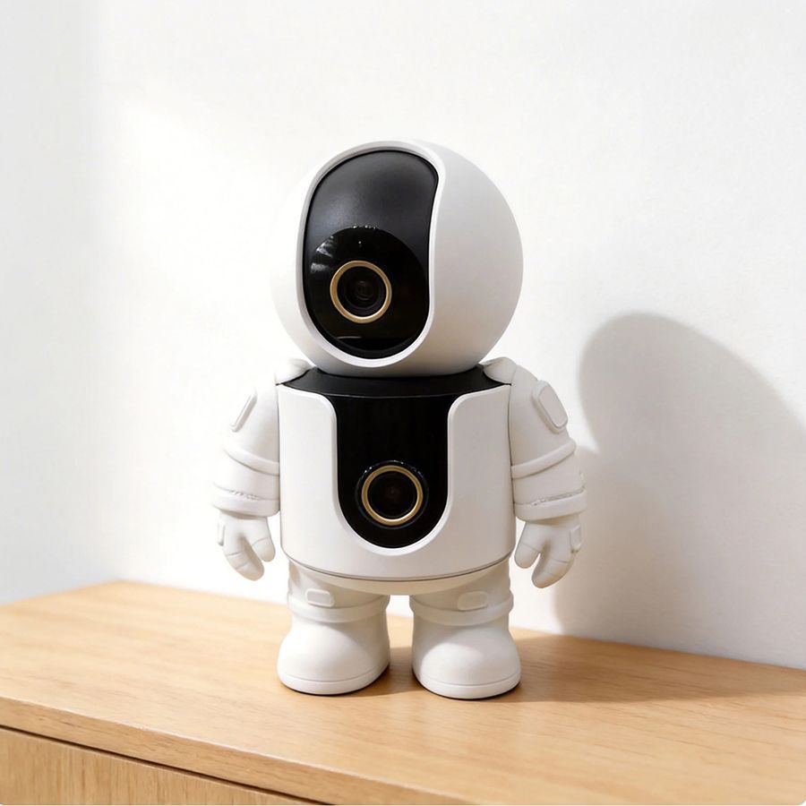 เหมาะสําหรับกล้อง Xiaomi C500 C300 Dual กล้องวงเล็บตรวจสอบ Spaceman วงเล็บเปลือกตกแต่งน่ารัก