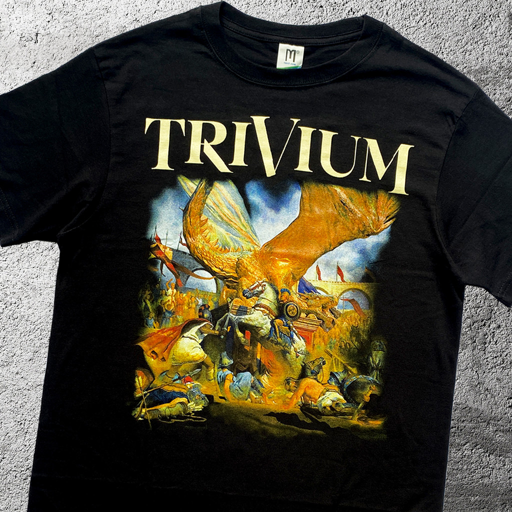 เสื้อยืดวง TRIVIUM - ในคอสต์ OF THE DRAGON