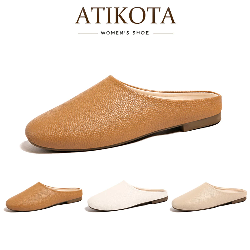 Atikota รองเท้าแตะแฟชั่นสำหรับผู้หญิง สวมใส่สบาย น้ำหนักเบา และระบายอากาศได้ดี เหมาะสำหรับทุกโอกาส