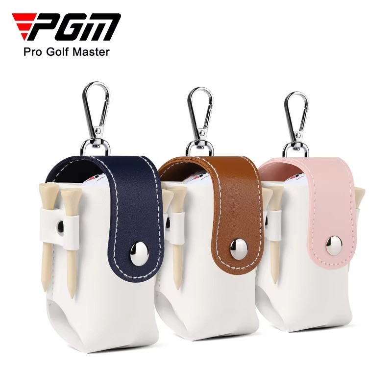 กระเป๋ากอล์ฟ PGM GOLF QJ008 | แม่เหล็ก PU สีขาวฟ้า