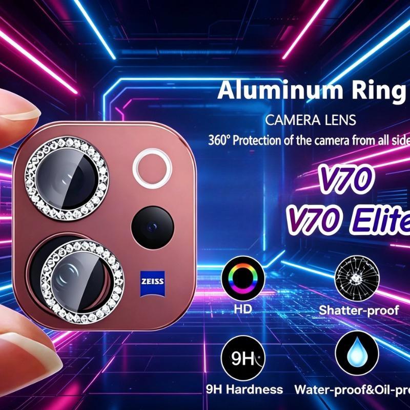 ส่งจากกทม.เพชร ฟิล์มเลนส์กล้อง สำหรับ VIVO V70 5G V70FE V70E LITE 5G V70 FE 5G V29 5G V27 5G V27PRO Y100 5G Y04 Y04S