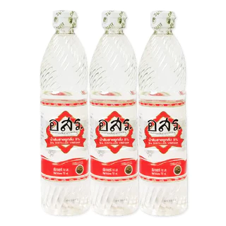 น้ำส้มสายชู อสร. 700 มล.x 3ขวด AORSORROR Distilled Vinegar แพ็คสุดคุ้มคู่ครัว เนื้อใสบริสุทธิ์ ดองผักทำน้ำจิ้มแซ่บโดนใจ
