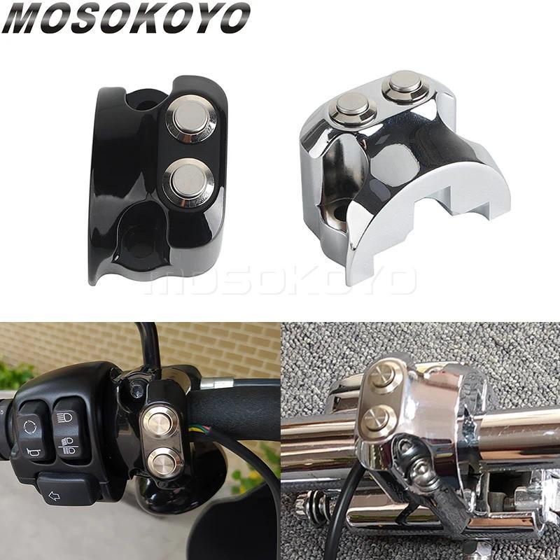 G For Harley Dyna Sportster XL V-Rod AERO 1" Handlebar Air Ride Switch Control Push Button Switches 