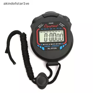 [ใหม่] กันน้ํา Chronometer มือถือ Poet นาฬิกาจับเวลา Professional Digital Sport Stopwatch LCD Timer หยุดนาฬิกา Timer [TH]