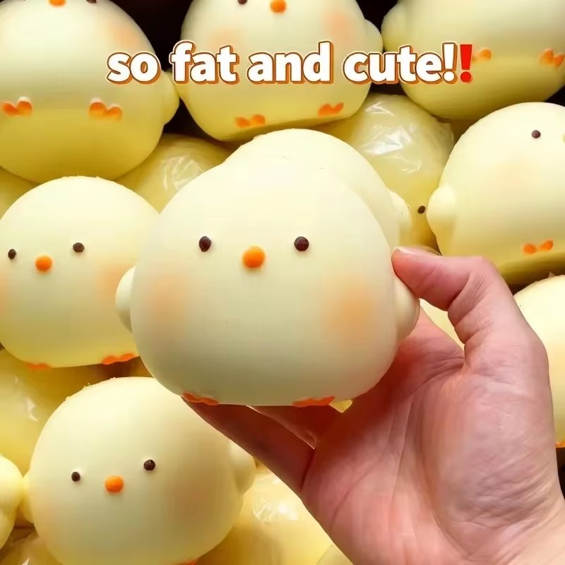 17 รูปแบบhot ขายน่ารัก Chick Squishy ของเล่นช้า-Rising ความเครียดบรรเทา & Sensory Fidget ของเล่นสําหรับเด็กและผู้ใหญ่ความวิตกกังวล ADHDออทิสติกบรรเทา