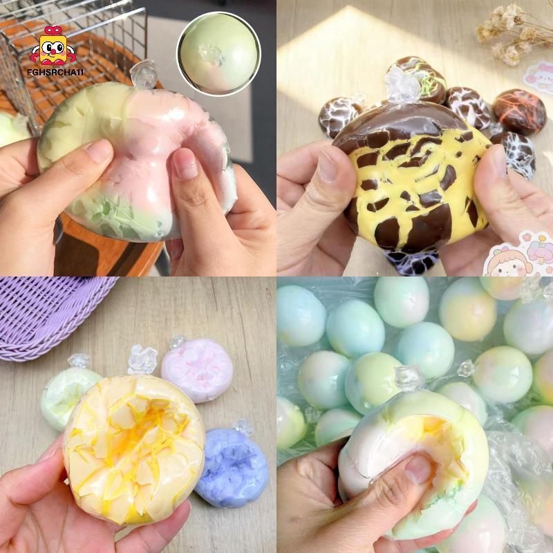 FG 1 ชิ้นช้า Rebound Wax ผิวบีบของเล่นความเครียดลูกบอลสําหรับเด็กผู้ใหญ่ Quiet Sensory Fidget ของเล่น Soothing บรรเทาความเครียด HS