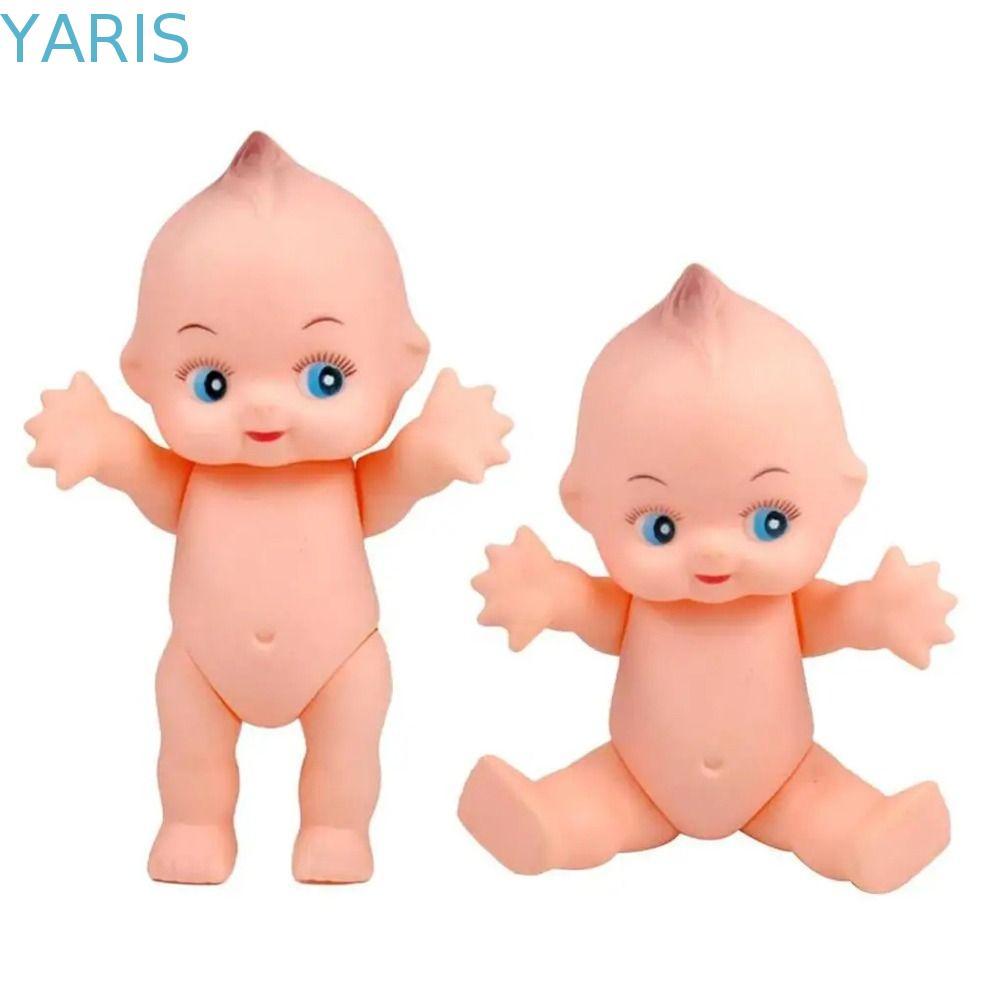 ยาริส ของเล่นตุ๊กตาเด็ก,ที่สามารถเคลื่อนย้ายแขนขาการศึกษาตุ๊กตาปลอมทารกแรกเกิด, เด็กของขวัญประดิษฐ์16เซนติเมตร น่ารัก จําลองทารกตุ๊กตาชายหญิง