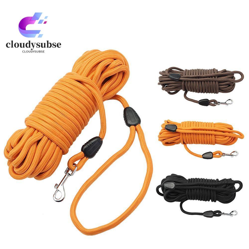 สายจูงสัตว์เลี้ยง CLOUD, ไนลอน 5M/10M/15M สายจูงสุนัข, Universal 8MM ยาวเชือกฝึกสัตว์เลี้ยงกลางแจ้ง