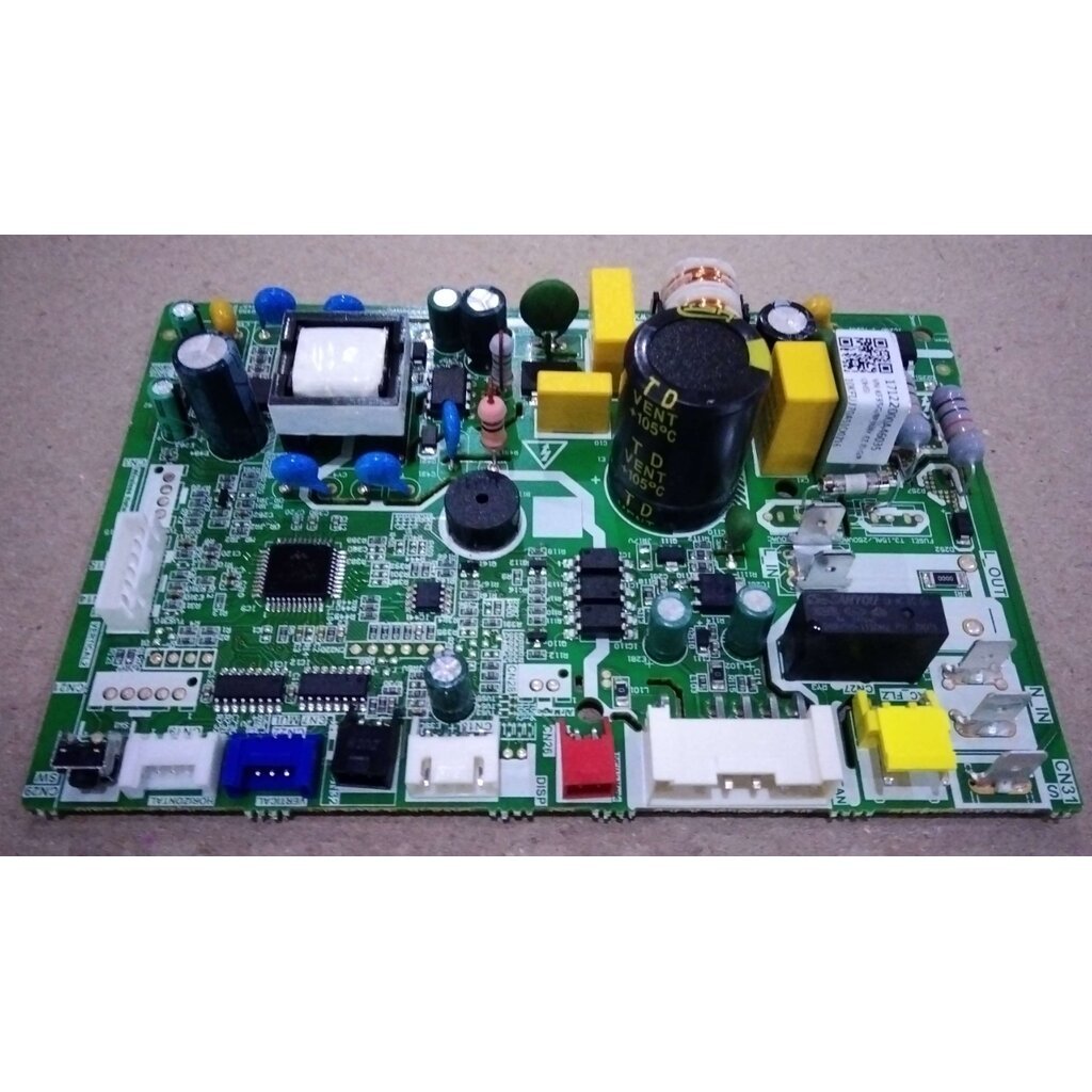 17122000A46035 แผงวงจรแอร์ Midea แผงบอร์ดแอร์ไมเดีย บอร์ดคอยล์เย็น รุ่น MSNE-13CRFN8-ID