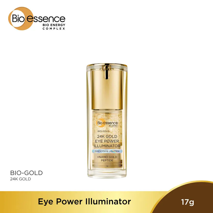 Bio-essence Bio-Gold 24k Gold Eye Power Illuminator 17g | สดใสขึ้นบริเวณรอบดวงตาหมองคล้ํา&ลดอาการบวม