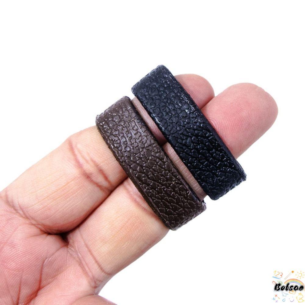 BOLSACF ที่วางห่วงเข็มขัด หนัง TPU ห่วงเข็มขัด Keeper Loops ทนทาน 40 มม. สําหรับเข็มขัด 30-38 มม.